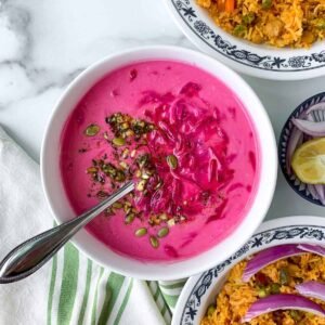 beetroot-raita-Indian-Yogurt-Side-Dish