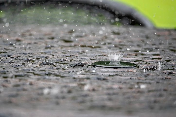 Splashing Rain Drops