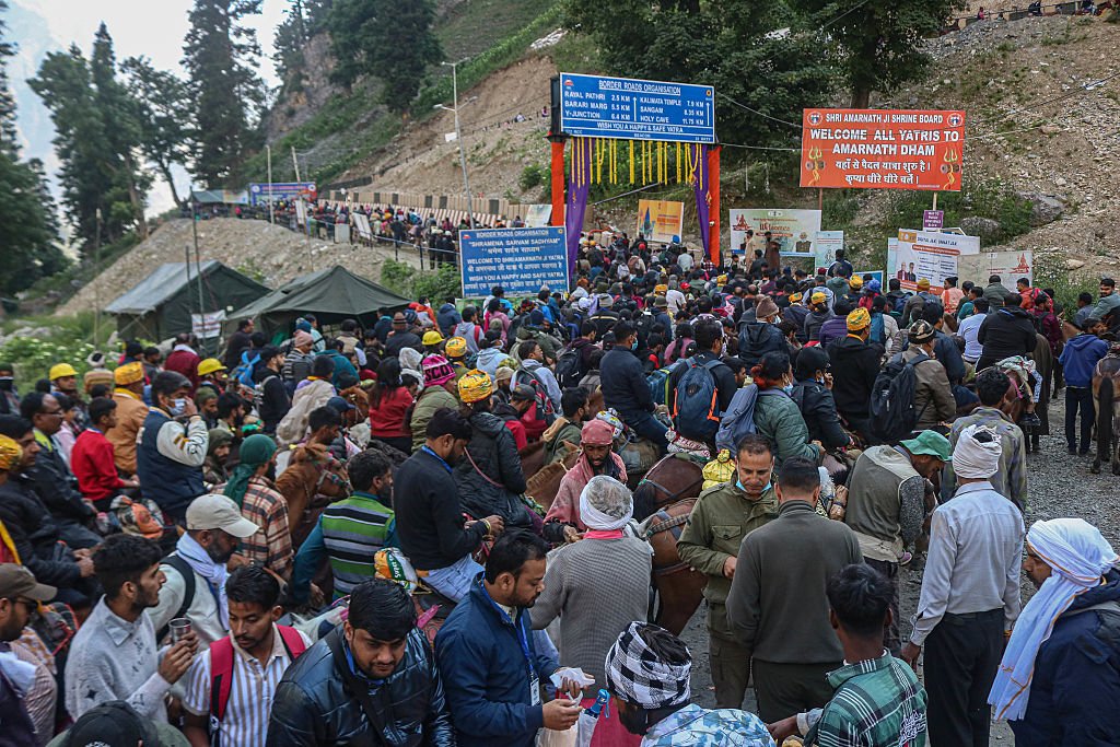 Annual Amarnath Yatra Pilgrimage In Indian Kashmir