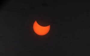 Partial Solar Eclipse Observed In The Northern Hemisphere