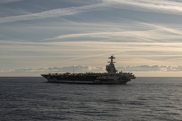 Neptune Strike 25-3 Ships Sail in Formation