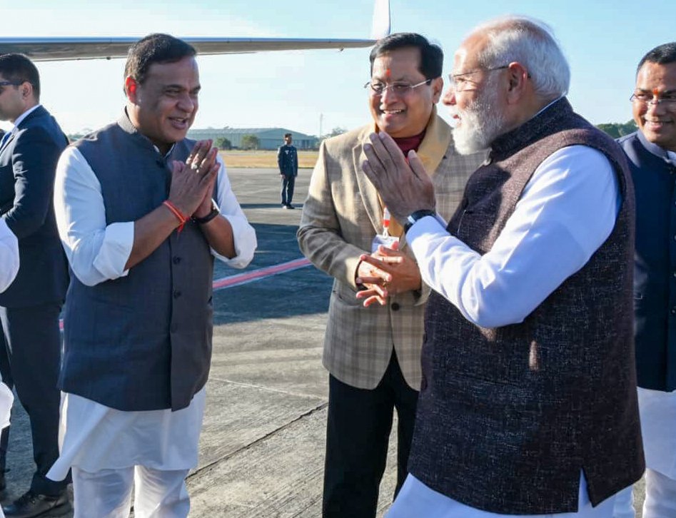 PM Modi Departs for New Delhi