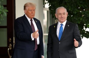 Israel's Benjamin Netanyahu Meets With Trump At The White House