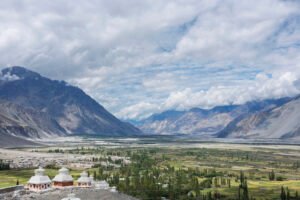 View of Nubra valley, Diskit, Ladakh, India