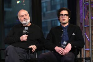Director Rob Reiner & Son Nick Visit AOL Build