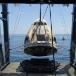 Dragon Capsule Returns To Earth From The International Space Station