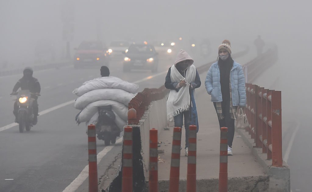Cold Wave And Dense Fog Condition Prevail In North India