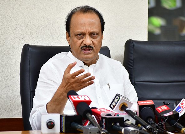 Press Conference Of NCP Leader Ajit Pawar