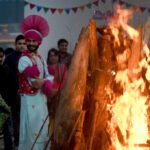 People Celebrate Lohri Festival