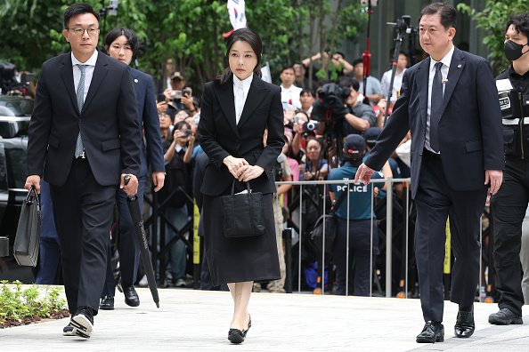 South Korea's Ex-first lady Kim Keon Hee Attends Special Prosecutor's Office