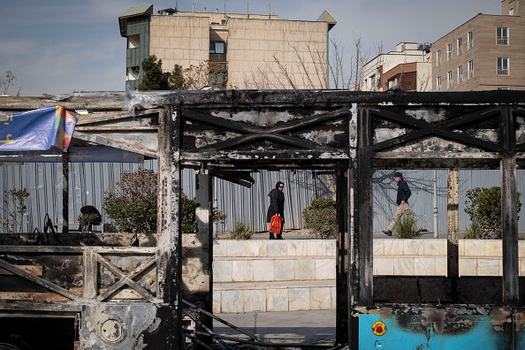 Aftermath Of Anti-Government Protest In Tehran