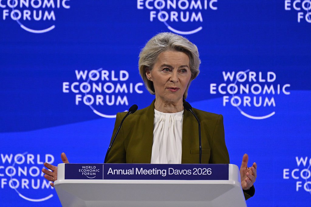 EU Commission President von der Leyen attends WEF in Davos