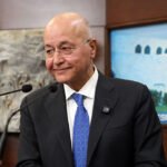 Lebanese President Joseph Aoun meets UNHCR's Barham Salih at Baabda Palace