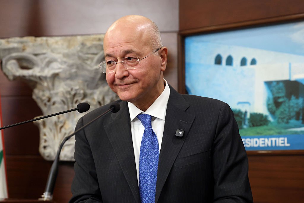 Lebanese President Joseph Aoun meets UNHCR's Barham Salih at Baabda Palace