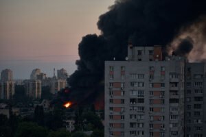Russia Hits Ukraine With Wave Of Drone And Missile Attack