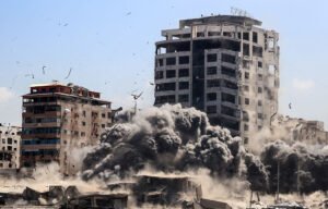 Israeli Airstrike In Gaza, Palestine