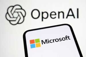 Illustration Of The Historic Agreement Between Microsoft And OpenAI