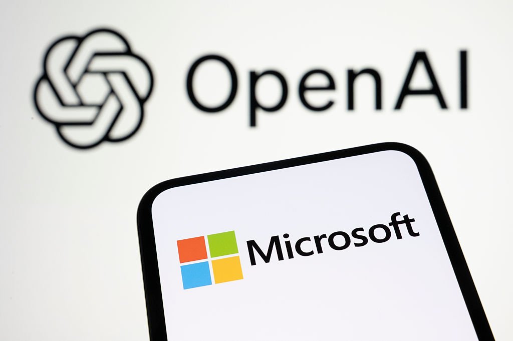 Illustration Of The Historic Agreement Between Microsoft And OpenAI