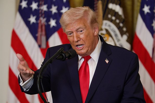 President Trump And First Lady Melania Trump Host Women's History Month Event At The White House