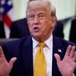 President Trump Signs Executive Orders In The Oval Office